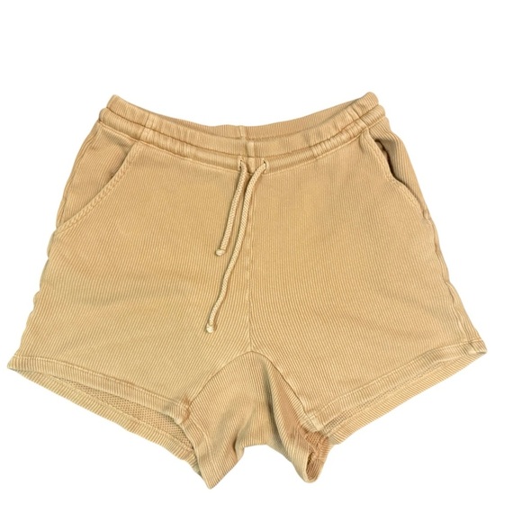 Donni. Ribbed Shorts in Camel Size XS - Picture 3 of 9